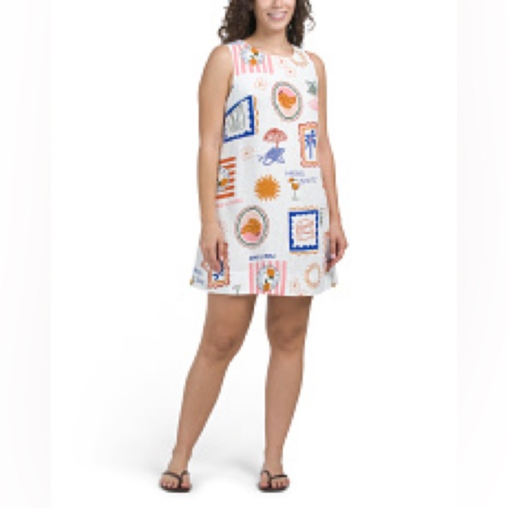 Anthropologie Paper Heart linen Blend dress women’s size small new with tags